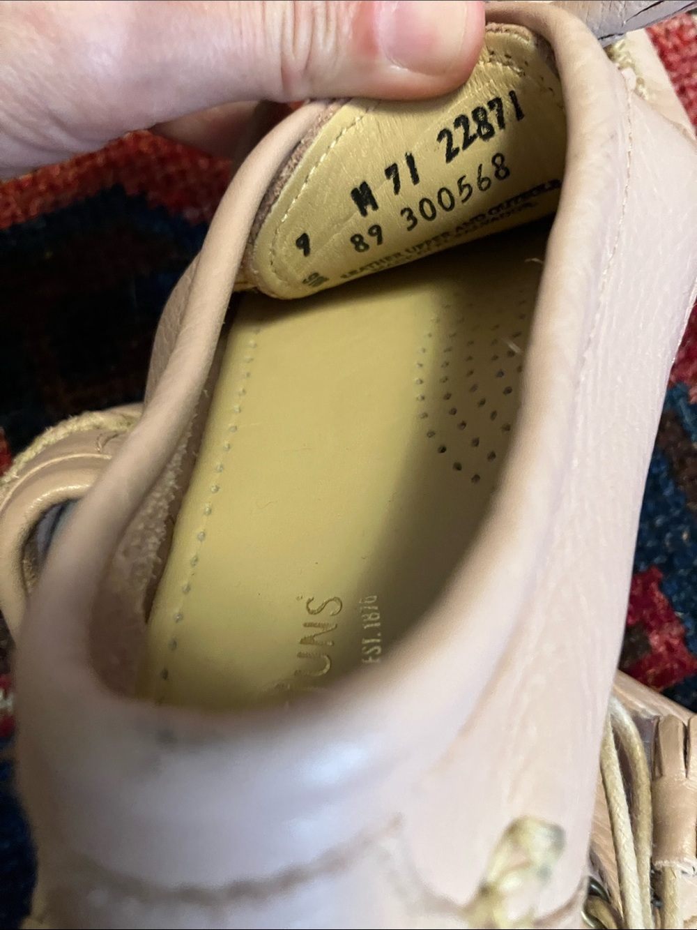 Clark’s weejuns Winnie Pink Leather Tassel Oxford 9 - Picture 8 of 11